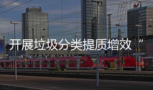 动开展项行垃圾提质分类三增效